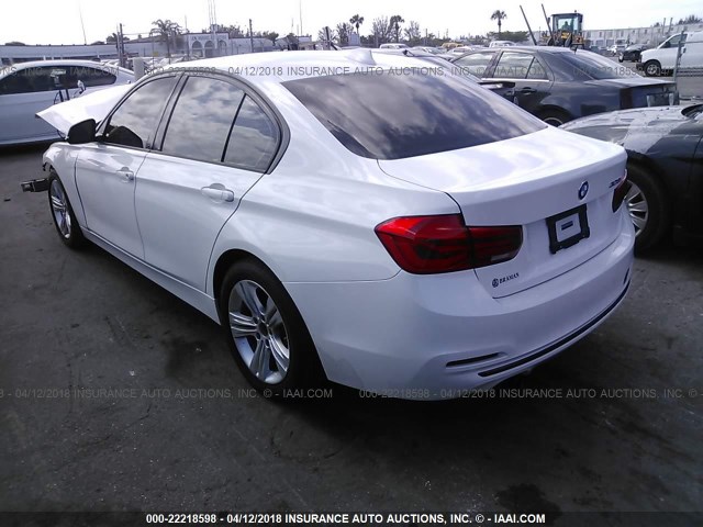 WBA8E9G50GNT44125 - 2016 BMW 328 I SULEV WHITE photo 3