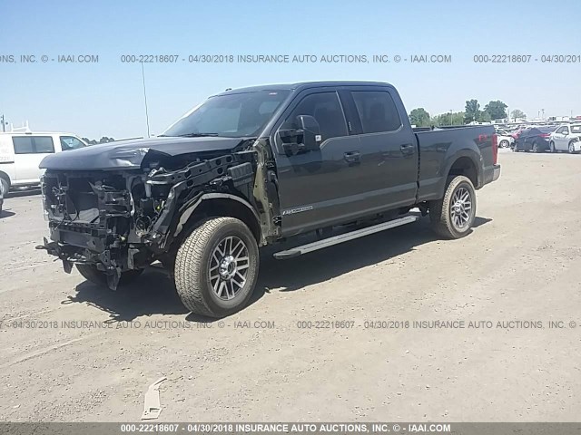 1FT7W2BT2HEC96752 - 2017 FORD F250 SUPER DUTY GRAY photo 2