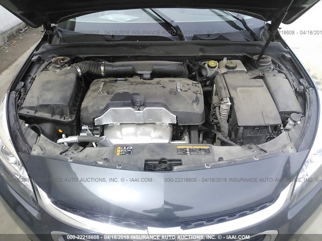1G11C5SL7FF103897 - 2015 CHEVROLET MALIBU 1LT 灰色 照片 10