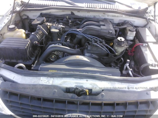 1FMZU72E95UA50159 - 2005 FORD EXPLORER XLS/XLS SPORT WHITE photo 10