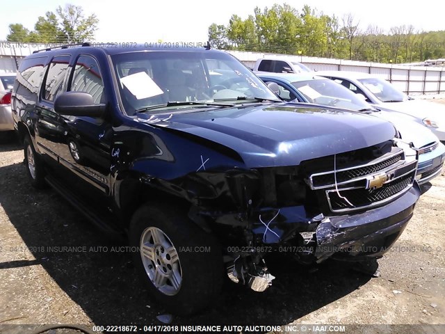 3GNFC16057G154957 - 2007 CHEVROLET SUBURBAN C1500 BLUE photo 1