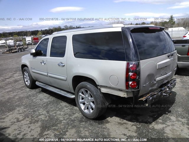 1GKFK66877J313219 - 2007 GMC YUKON XL DENALI TAN photo 3