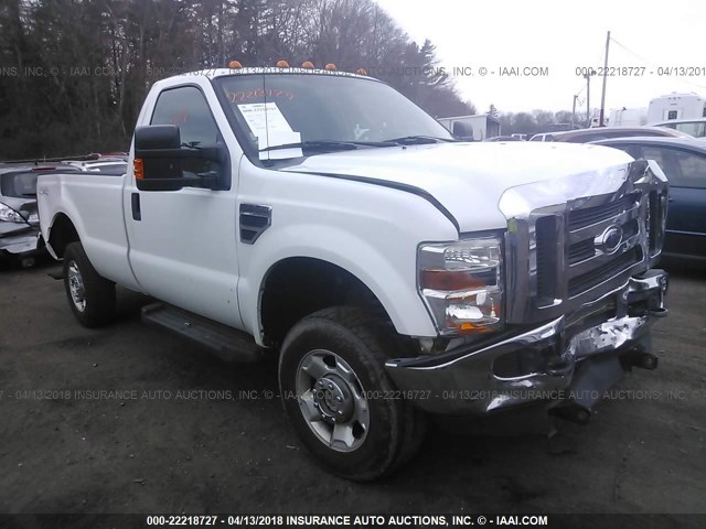 1FTNF2B59AEA32071 - 2010 FORD F250 SUPER DUTY WHITE photo 1