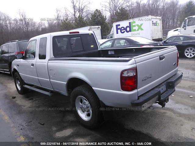 1FTZR45E95PA96346 - 2005 FORD RANGER SUPER CAB SILVER photo 3