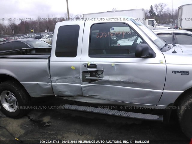 1FTZR45E95PA96346 - 2005 FORD RANGER SUPER CAB SILVER photo 6