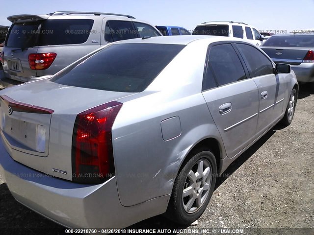 1G6DM57T070159651 - 2007 CADILLAC CTS SILVER photo 4