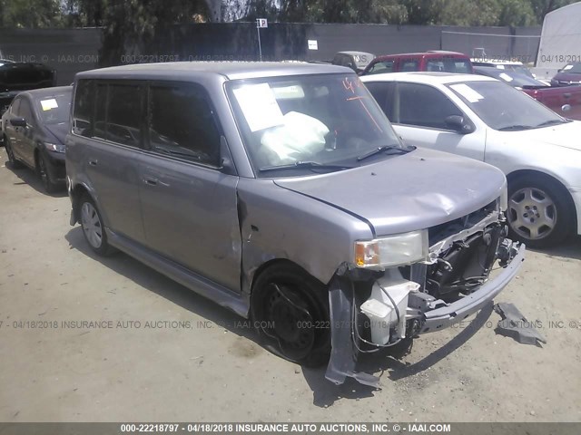 JTLKT324X54021850 - 2005 TOYOTA SCION XB GRAY photo 1