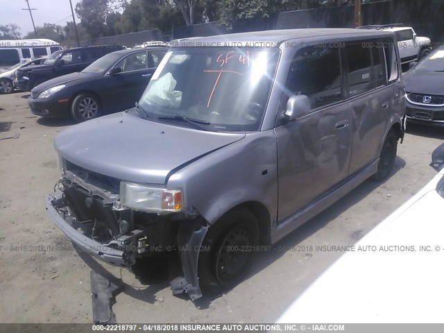 JTLKT324X54021850 - 2005 TOYOTA SCION XB GRAY photo 2