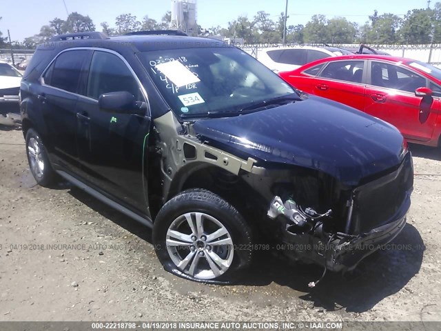 2GNALPEK7D6405260 - 2013 CHEVROLET EQUINOX LT BLACK photo 1
