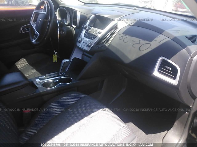 2GNALPEK7D6405260 - 2013 CHEVROLET EQUINOX LT BLACK photo 5