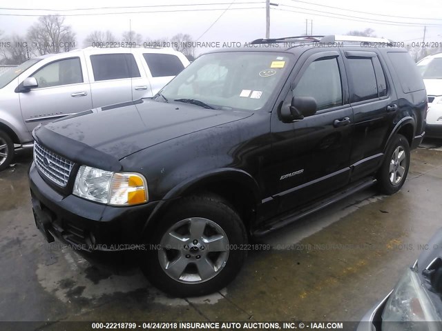 1FMDU75W35ZA28112 - 2005 FORD EXPLORER LIMITED შავი ფოტო 2