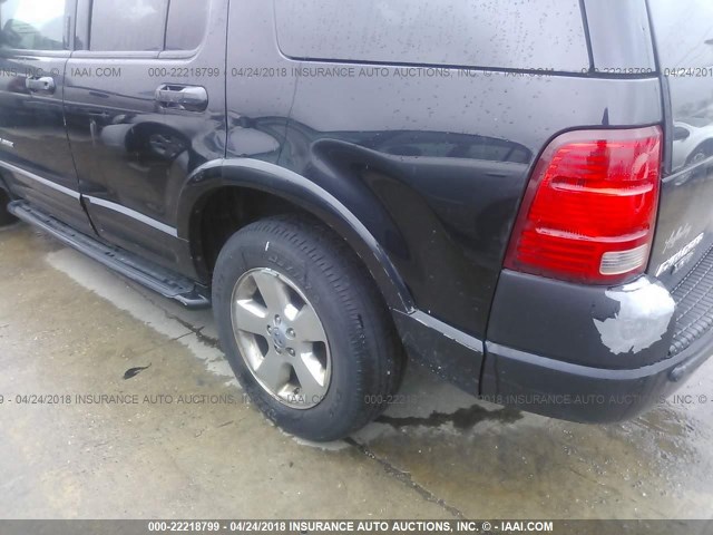 1FMDU75W35ZA28112 - 2005 FORD EXPLORER LIMITED შავი ფოტო 6