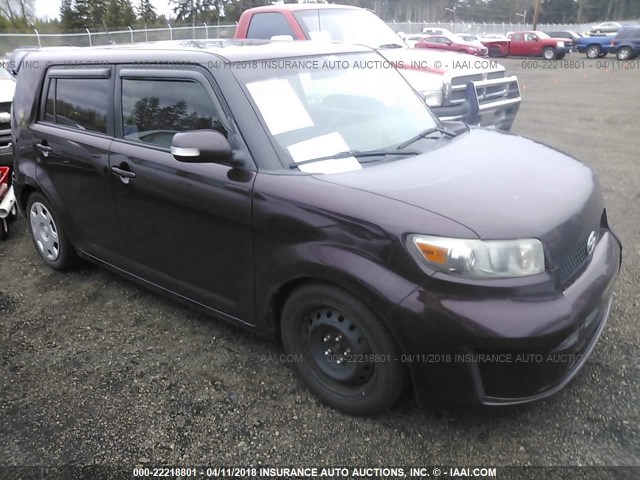JTLKE50EX81058999 - 2008 TOYOTA SCION XB მუქწითელი ფოტო 1