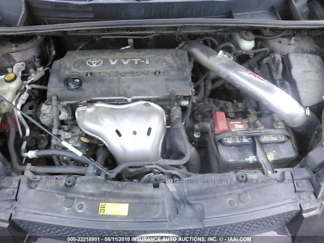 JTLKE50EX81058999 - 2008 TOYOTA SCION XB მუქწითელი ფოტო 10