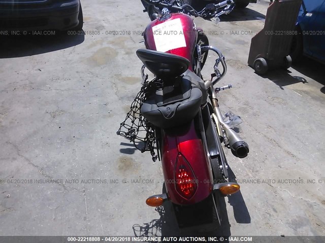 5VPGB36N1G3047268 - 2016 VICTORY MOTORCYCLES VEGAS მუქწითელი ფოტო 6