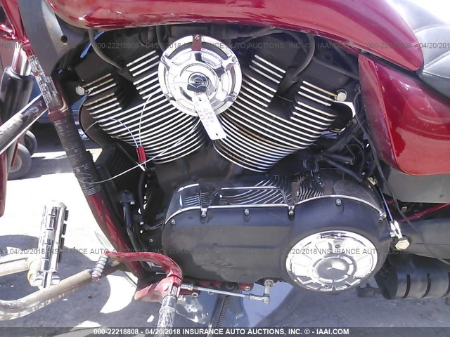 5VPGB36N1G3047268 - 2016 VICTORY MOTORCYCLES VEGAS მუქწითელი ფოტო 8