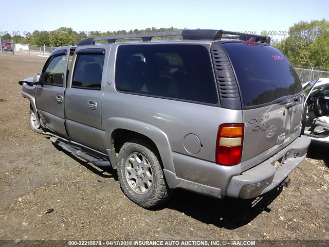 3GNFK16Z13G169158 - 2003 CHEVROLET SUBURBAN K1500 GRAY photo 3