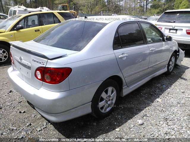 2T1BR32E37C805502 - 2007 TOYOTA COROLLA CE/LE/S SILVER photo 4