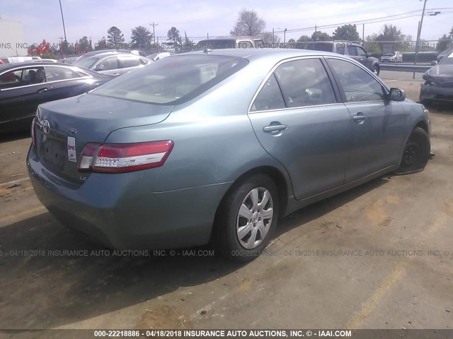 4T1BF3EK4AU533333 - 2010 TOYOTA CAMRY SE/LE/XLE Жасыл фото 4