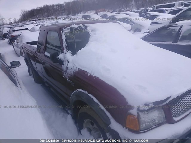 1FTZR45E83PA03555 - 2003 FORD RANGER SUPER CAB RED photo 1