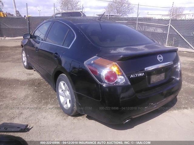 1N4CL21E87C225579 - 2007 NISSAN ALTIMA HYBRID BLACK photo 3