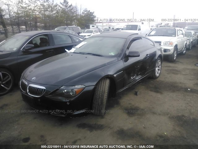 WBAEH73445B192215 - 2005 BMW 645 CI AUTOMATIC Qara foto 2