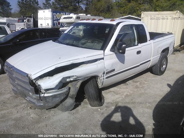 3B7KC23631G216658 - 2001 DODGE RAM 2500 WHITE photo 2