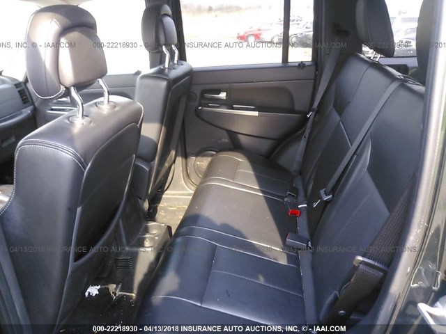 1J4PN3GK0BW505152 - 2011 JEEP LIBERTY RENEGADE GREEN photo 8