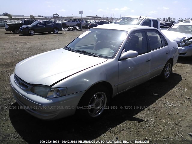 1NXBR18E5XZ248554 - 1999 TOYOTA COROLLA VE/CE/LE 银色 照片 2