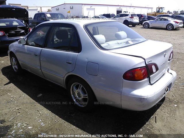 1NXBR18E5XZ248554 - 1999 TOYOTA COROLLA VE/CE/LE SILVER photo 3