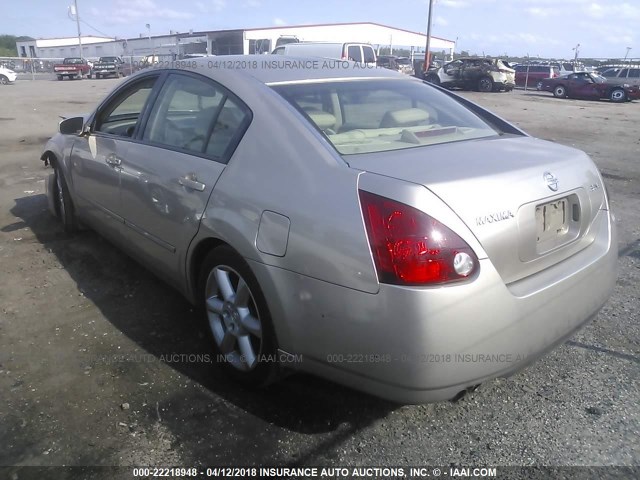 1N4BA41E44C906251 - 2004 NISSAN MAXIMA SE/SL GOLD photo 3