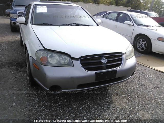 JN1DA31D72T415869 - 2002 NISSAN MAXIMA GLE/GXE/SE WHITE photo 6