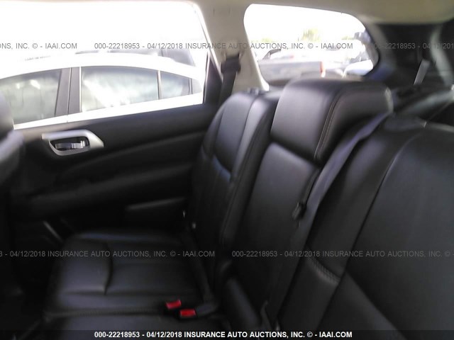 5N1AR2MN6EC693704 - 2014 NISSAN PATHFINDER S/SV/SL/PLATINUM 银色 照片 8