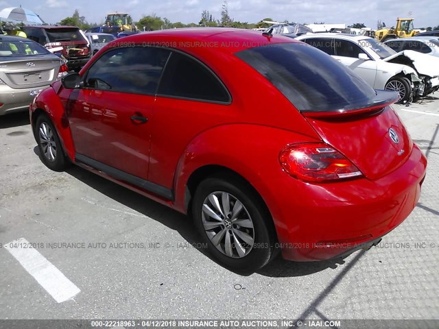 3VWF07AT3GM605145 - 2016 VOLKSWAGEN BEETLE 1.8T/S RED photo 3