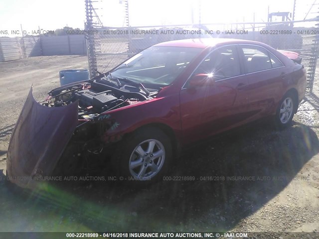 4T4BE46K39R118366 - 2009 TOYOTA CAMRY SE/LE/XLE RED photo 2