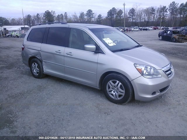 5FNRL38726B027812 - 2006 HONDA ODYSSEY EXL ვერცხლისფერი ფოტო 1