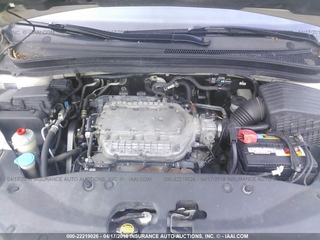 5FNRL38726B027812 - 2006 HONDA ODYSSEY EXL ვერცხლისფერი ფოტო 10