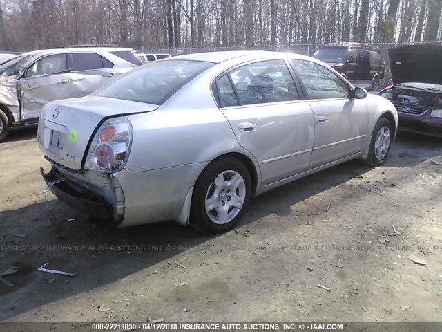 1N4AL11D44C176594 - 2004 NISSAN ALTIMA S/SL SILVER photo 4