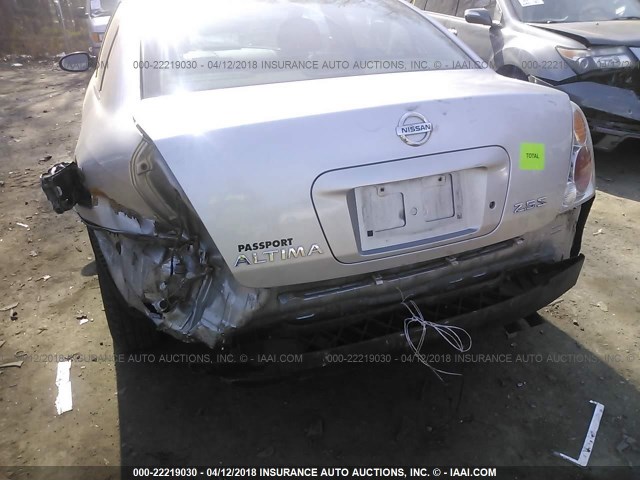 1N4AL11D44C176594 - 2004 NISSAN ALTIMA S/SL SILVER photo 6