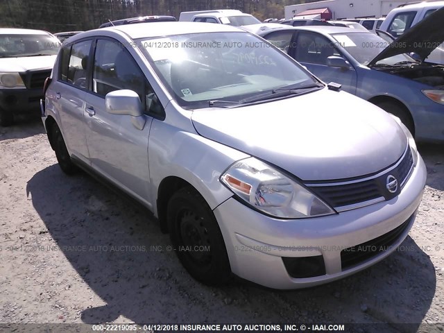 3N1BC13E07L456478 - 2007 NISSAN VERSA S/SL SILVER photo 1