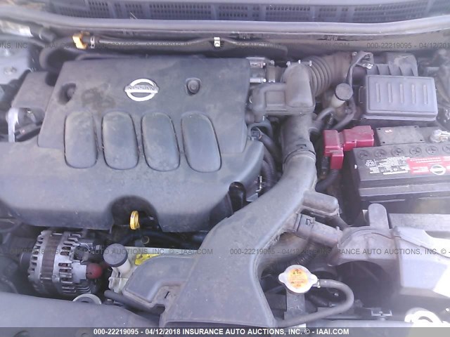 3N1BC13E07L456478 - 2007 NISSAN VERSA S/SL SILVER photo 10