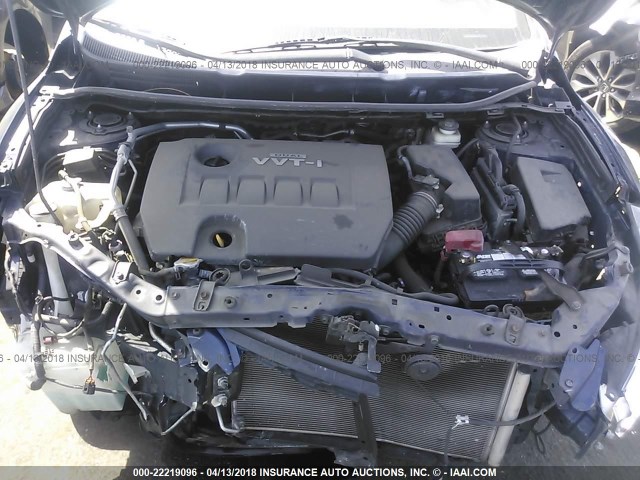 2T1KU40E69C159365 - 2009 TOYOTA COROLLA MATRIX  BLUE photo 10