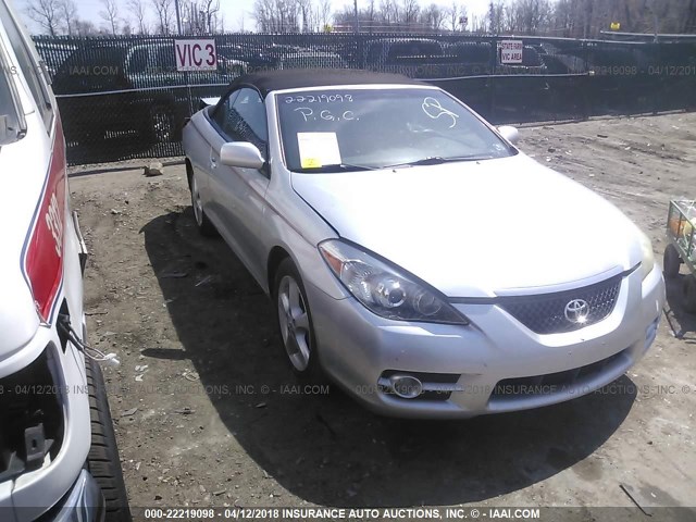 4T1FA38P37U109027 - 2007 TOYOTA CAMRY SOLARA SE/SLE ვერცხლისფერი ფოტო 1