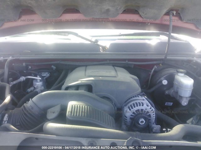 3GCEK23319G186156 - 2009 CHEVROLET SILVERADO K1500 LT BURGUNDY photo 10