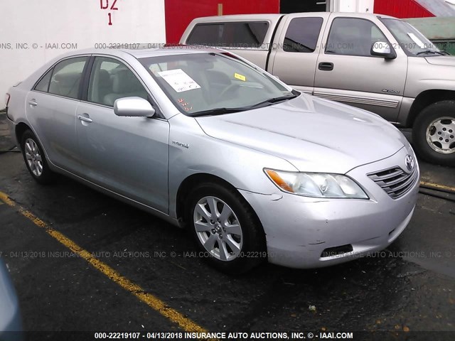 4T1BB46K47U010533 - 2007 TOYOTA CAMRY NEW GENERAT HYBRID SILVER photo 1