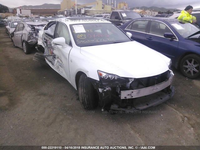 JTHBE1D27E5012912 - 2014 LEXUS IS 350 WHITE photo 6