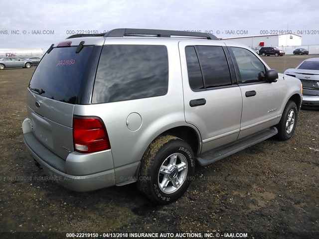 1FMZU73E95UC00785 - 2005 FORD EXPLORER XLT/XLT SPORT/NBX SILVER photo 4