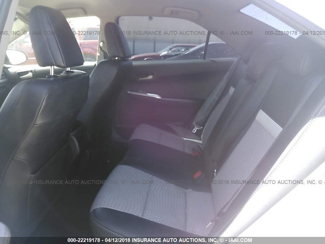 4T1BF1FK6CU194158 - 2012 TOYOTA CAMRY SE/LE/XLE 白色 照片 8