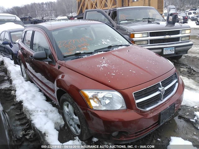 1B3HB48BX7D505137 - 2007 DODGE CALIBER SXT ORANGE photo 1