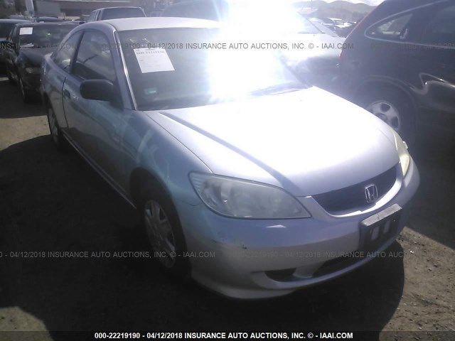 1HGEM21114L085000 - 2004 HONDA CIVIC DX VP SILVER photo 1
